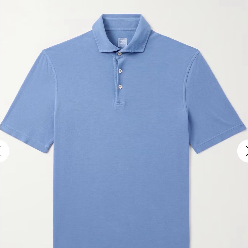 Peter Millar Light Blue Polo Shirt